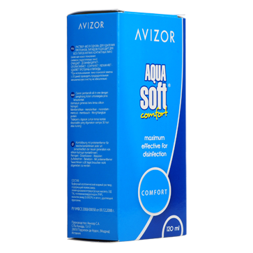 Раствор для ухода за контактными линзами AquaSoft Avizor/Авизор 120мл