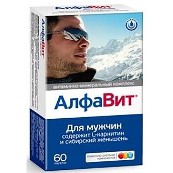 Витаминно-минеральный комплекс Алфавит для мужчин таблетки 60 шт.