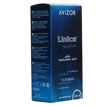 Раствор для ухода за контактными линзами Avizor/Авизор Uniсa Sensitive 100мл