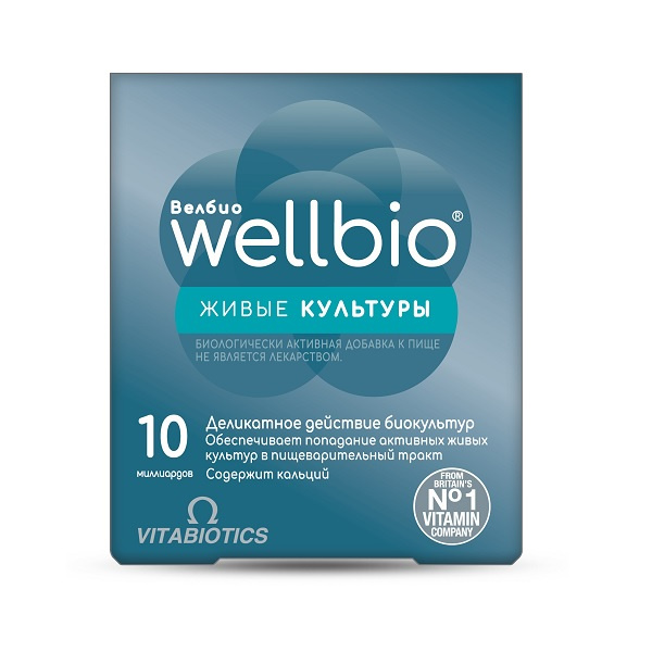 Велбио Vitabiotics/Витабиотикс капсулы 680мг 30шт