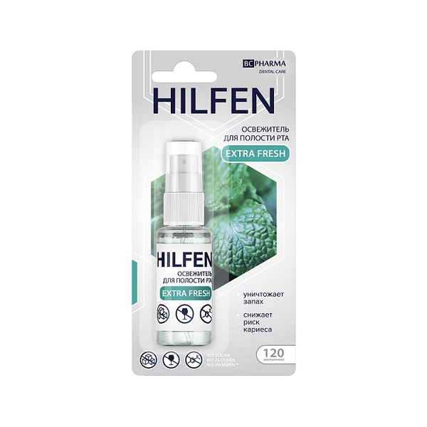 Освежитель для полости рта Extra Fresh Hilfen/Хилфен 15 мл