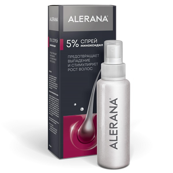 Спрей Alerana (Алерана) для наружного применения 5% 60 мл
