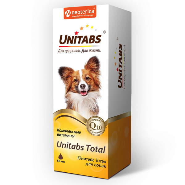 Витаминно-минеральный комплекс для собак Unitabs Total 50мл