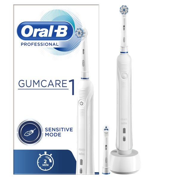 Электрическая зубная щетка Oral-B (Орал-Би) Pro 1 для чувствительных зубов и десен