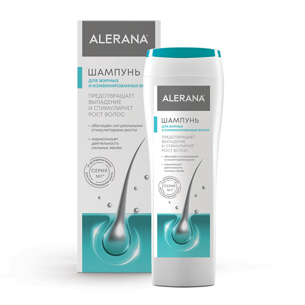 Шампунь Alerana (Алерана) для жирных и комбинированных волос 250 мл